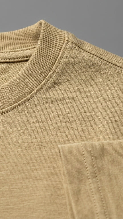 T-Shirt Garzata In Cotone