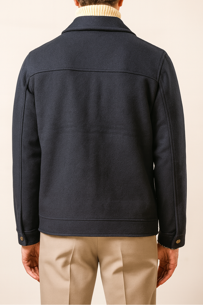 CAMICIA OVER IN LANA