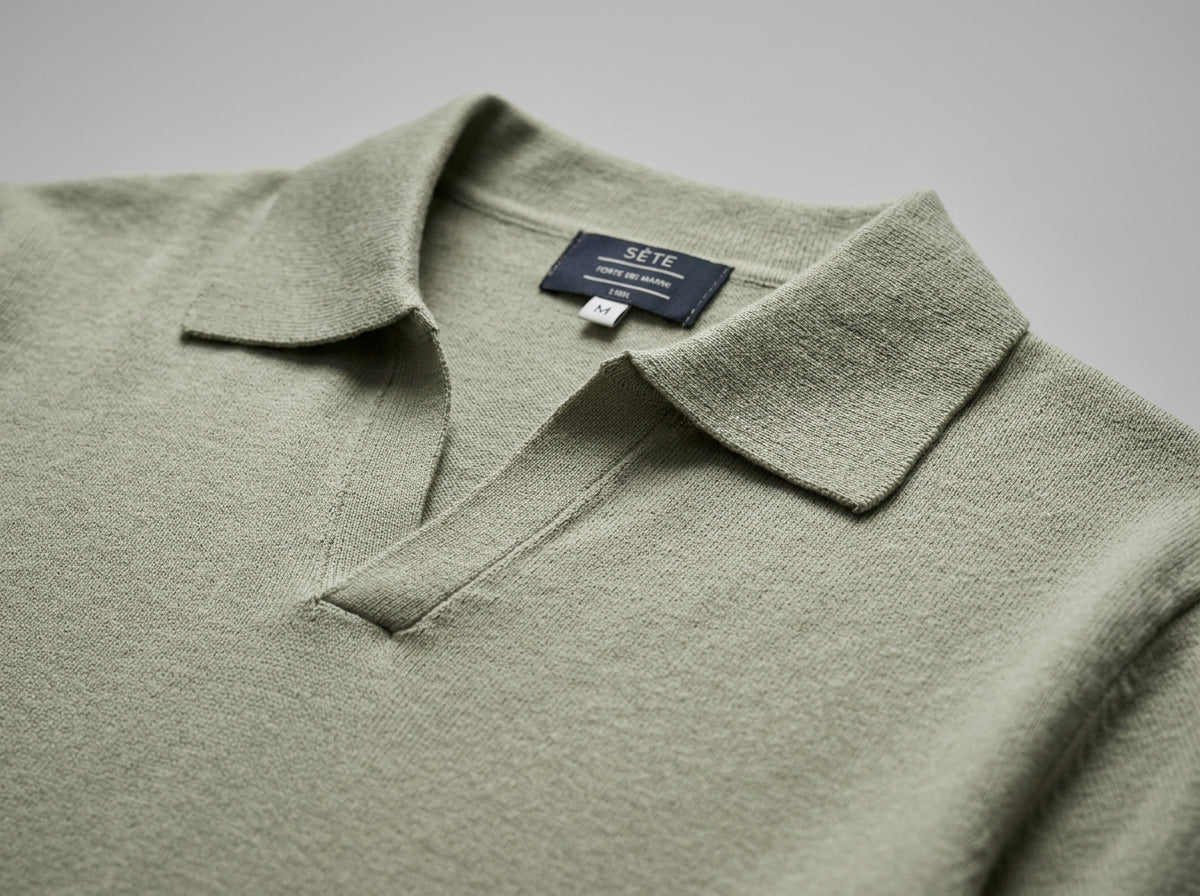 Polo In Lino Leopold - Collo Derby