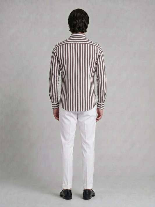 Camicia Righe Larghe Regis