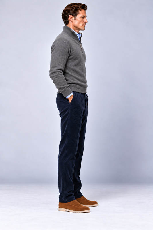 Pantalone In Velluto Rocciatore Con Elastico