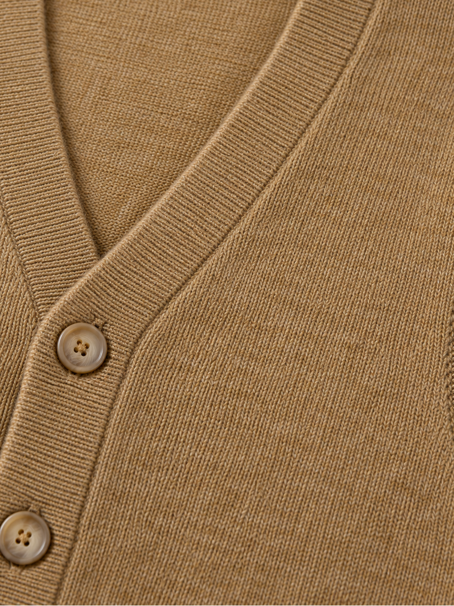 Cardigan In Lana & Cashmere