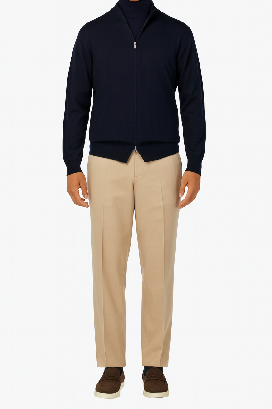 MAGLIONE CON ZIP JAMES