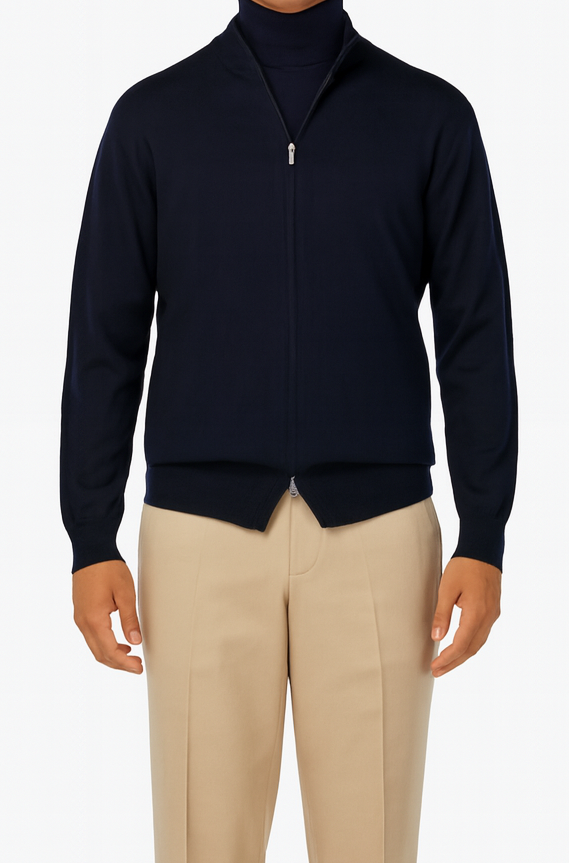 MAGLIONE CON ZIP JAMES