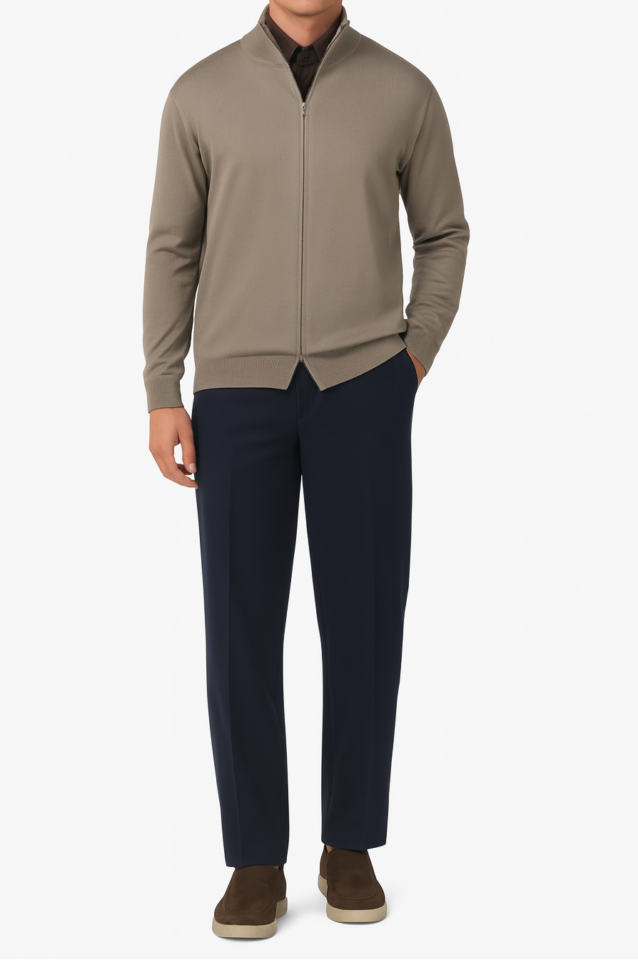 MAGLIA CON ZIP JAMES