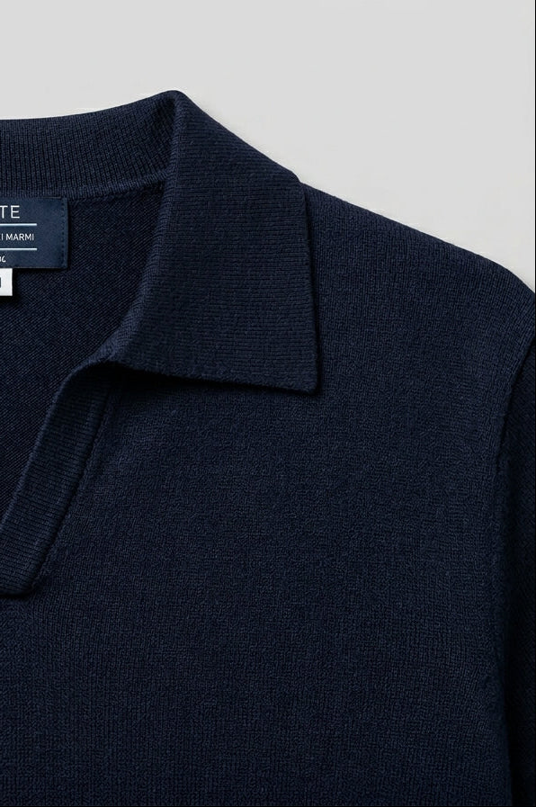 Polo In Lino Leopold - Collo Derby