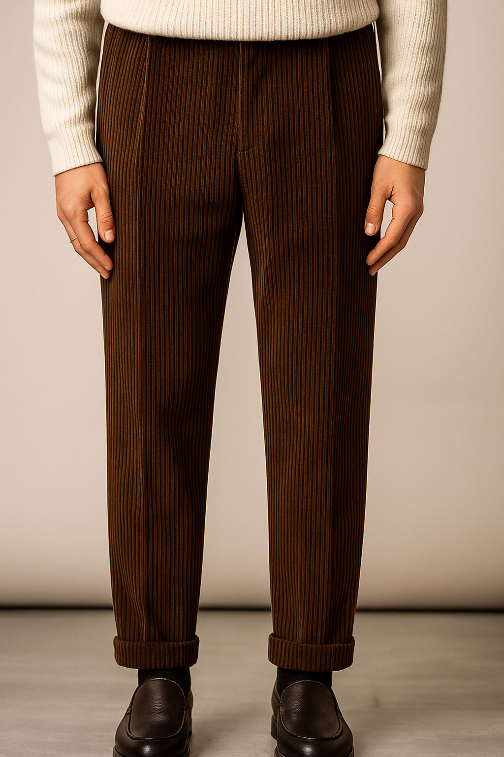 PANTALONE IN VELLUTO ROCCIATORE