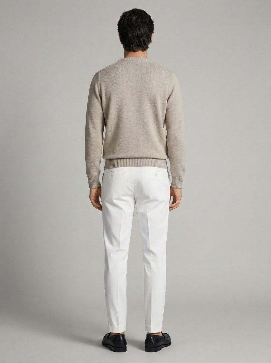 Maglione a Trecce Cable - Lana & Cashmere