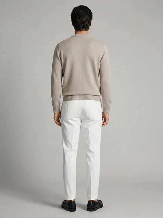 Maglione a Trecce Cable - Lana & Cashmere