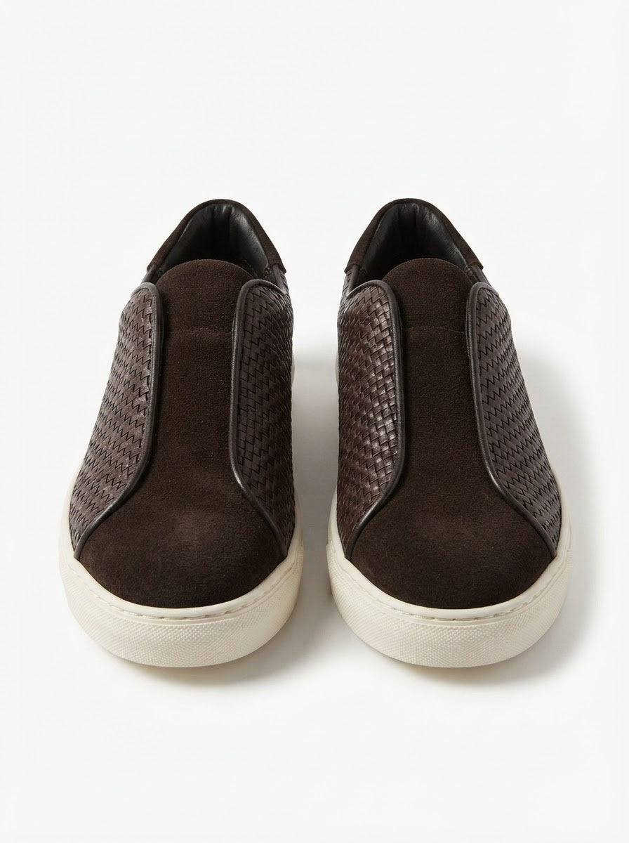 Sneakers In Pelle Intrecciata Sète