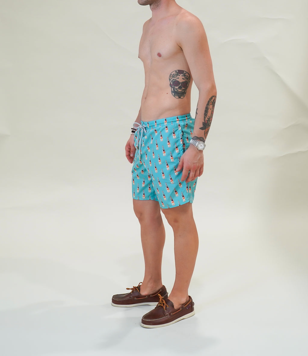 Men's swimsuit in light Forte dei Marmi fabric
