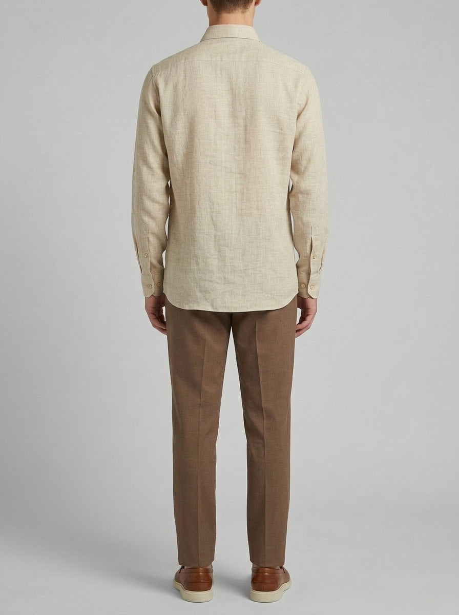 Camicia In Lino Thomas - Regular Fit