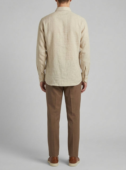 Camicia In Lino Thomas - Regular Fit
