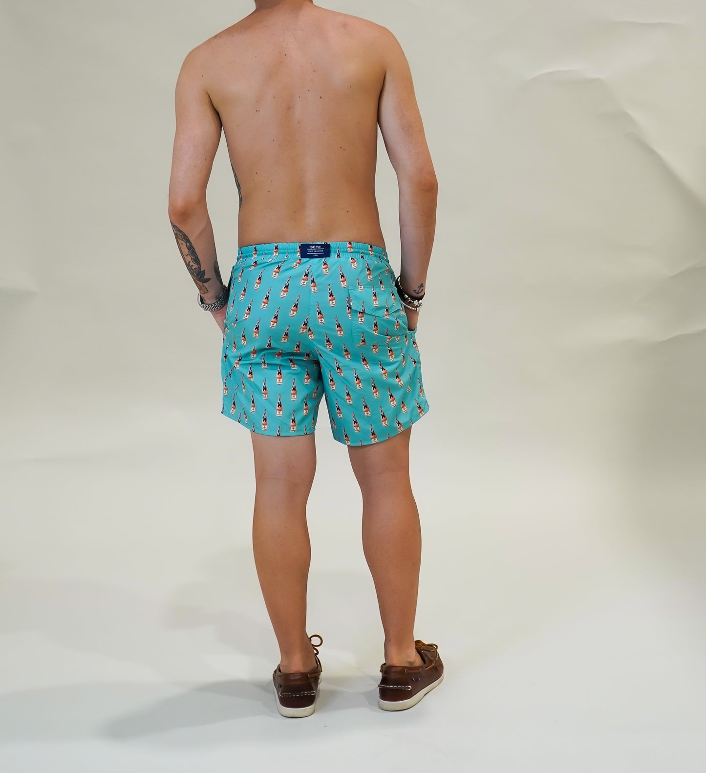 Men's swimsuit in light Forte dei Marmi fabric