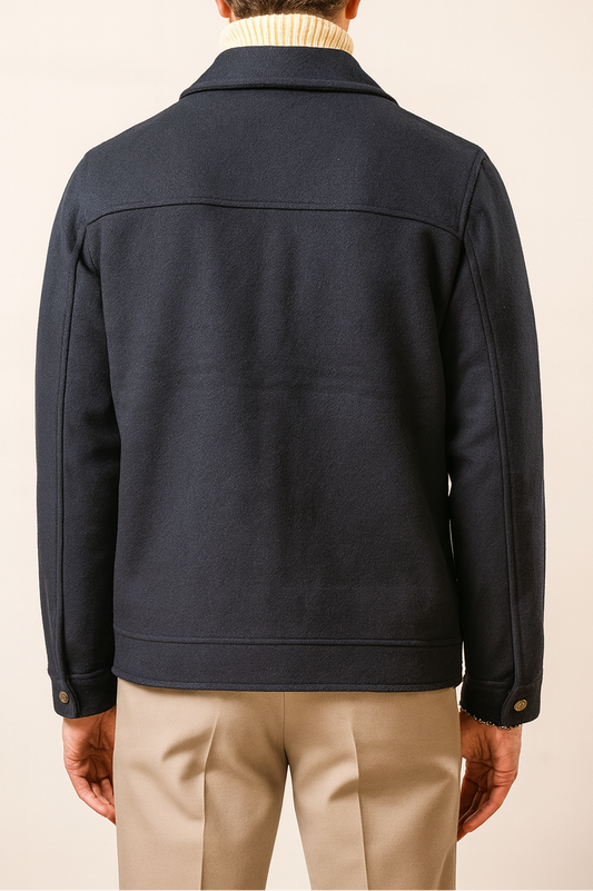 CAMICIA OVER IN LANA