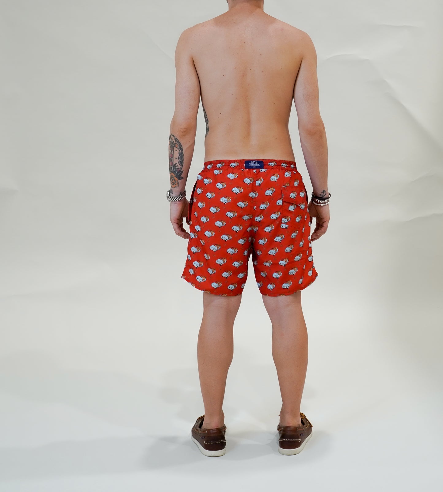 Men's swimsuit in light Capri fabric