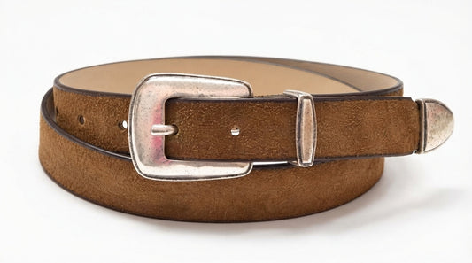 Cintura in cuoio - Marrone