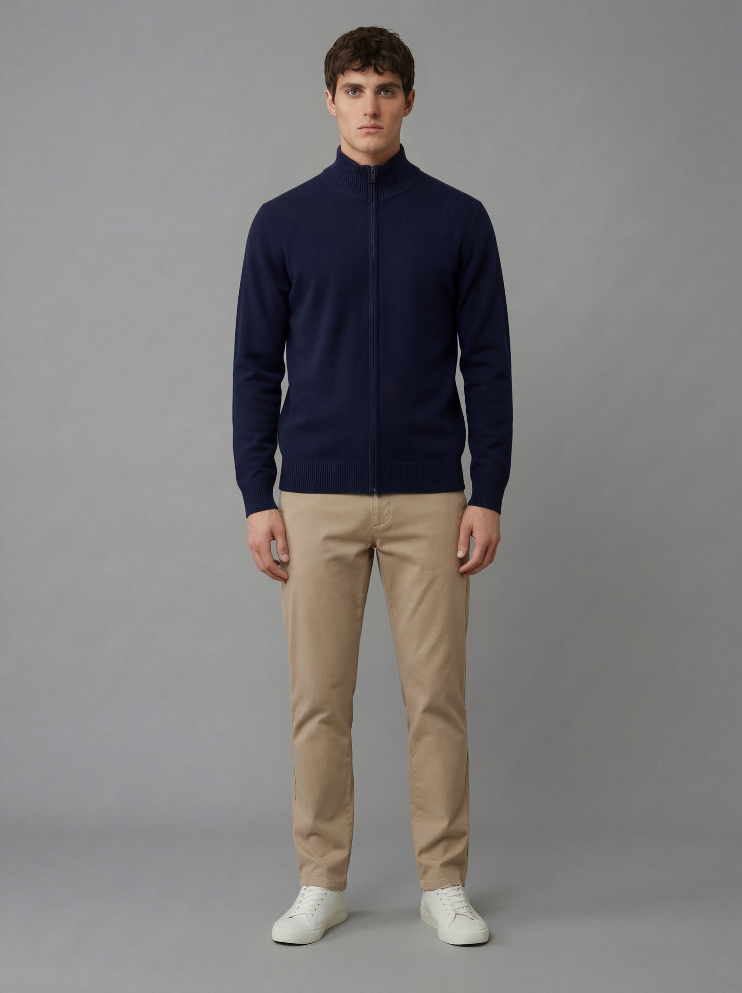 Maglione Con Zip  James