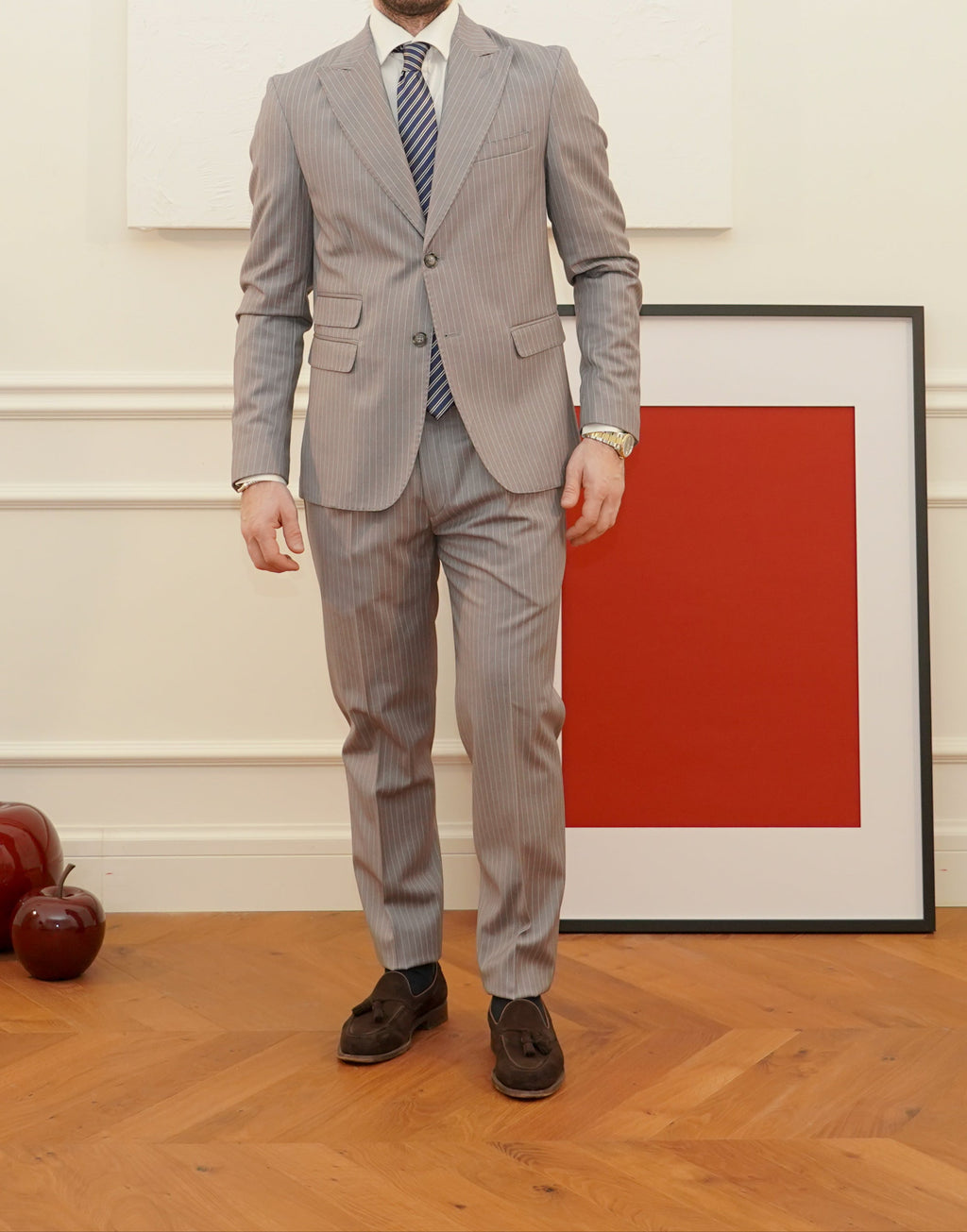 GORDON PINSTRIPE SUIT