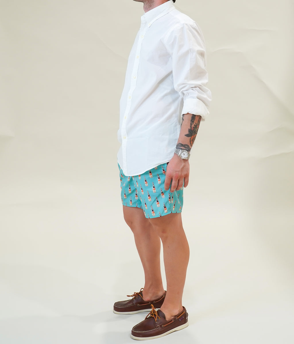 Men's swimsuit in light Forte dei Marmi fabric