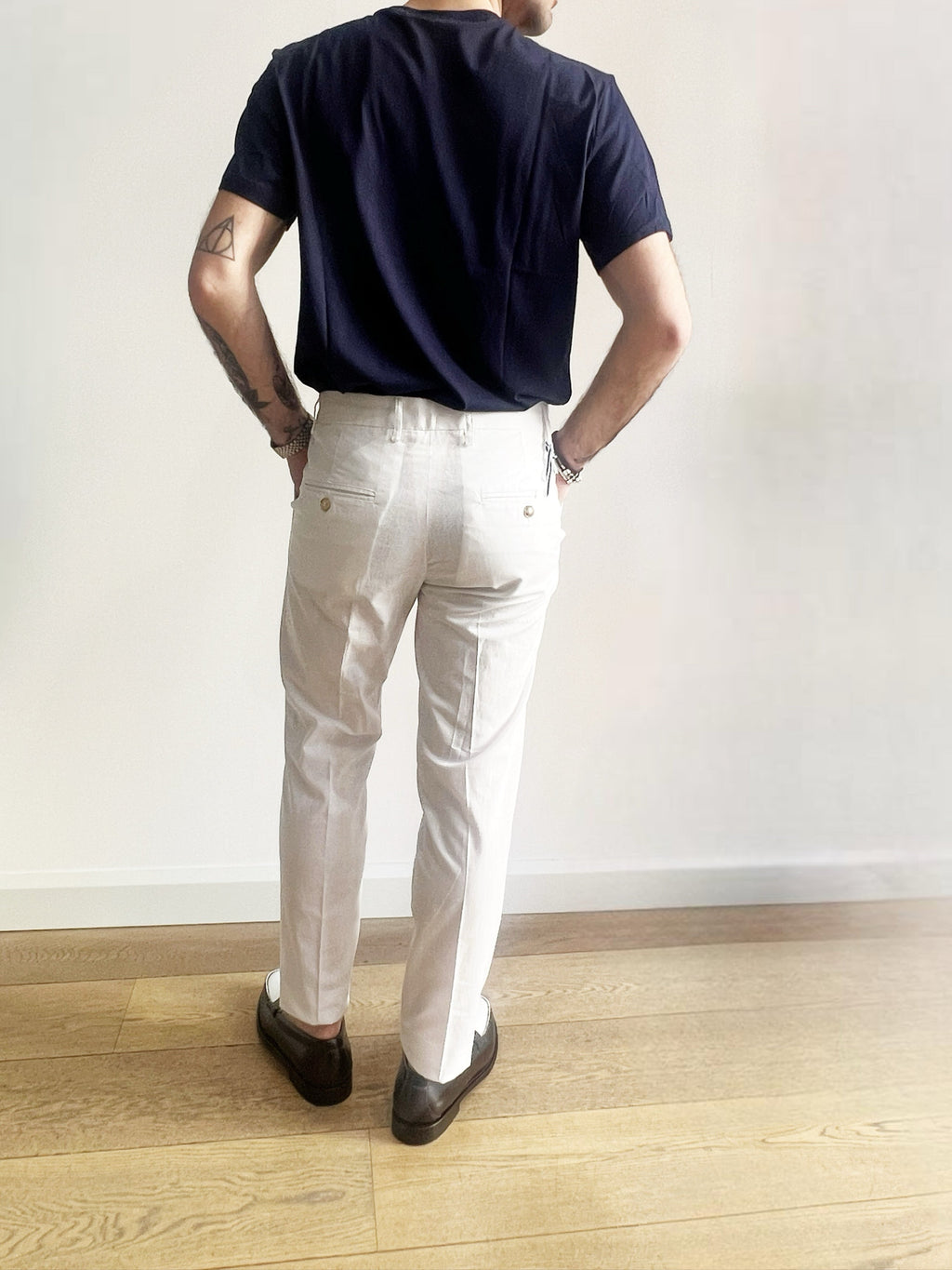 PANTALONE IN LINO HARRISON