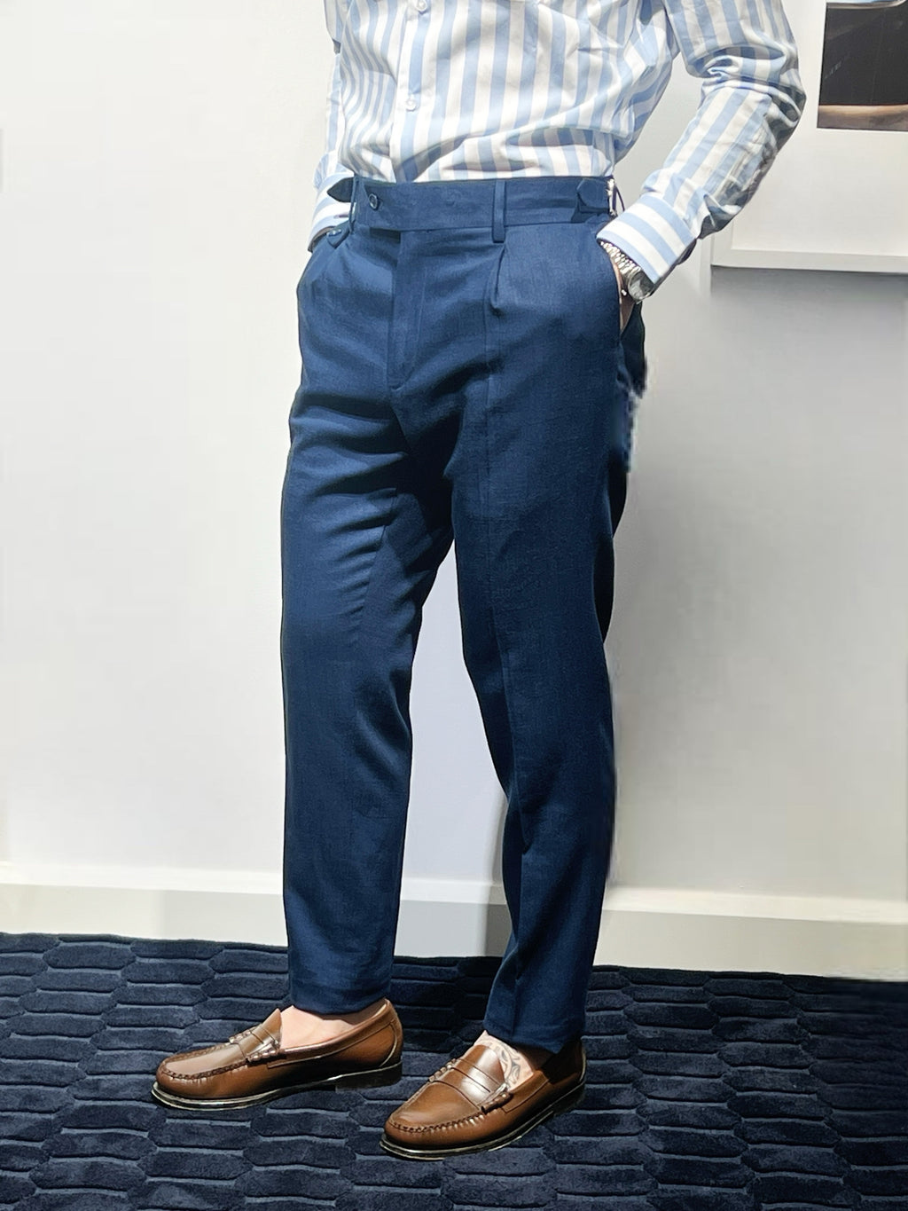 HERRISON LINEN TROUSERS