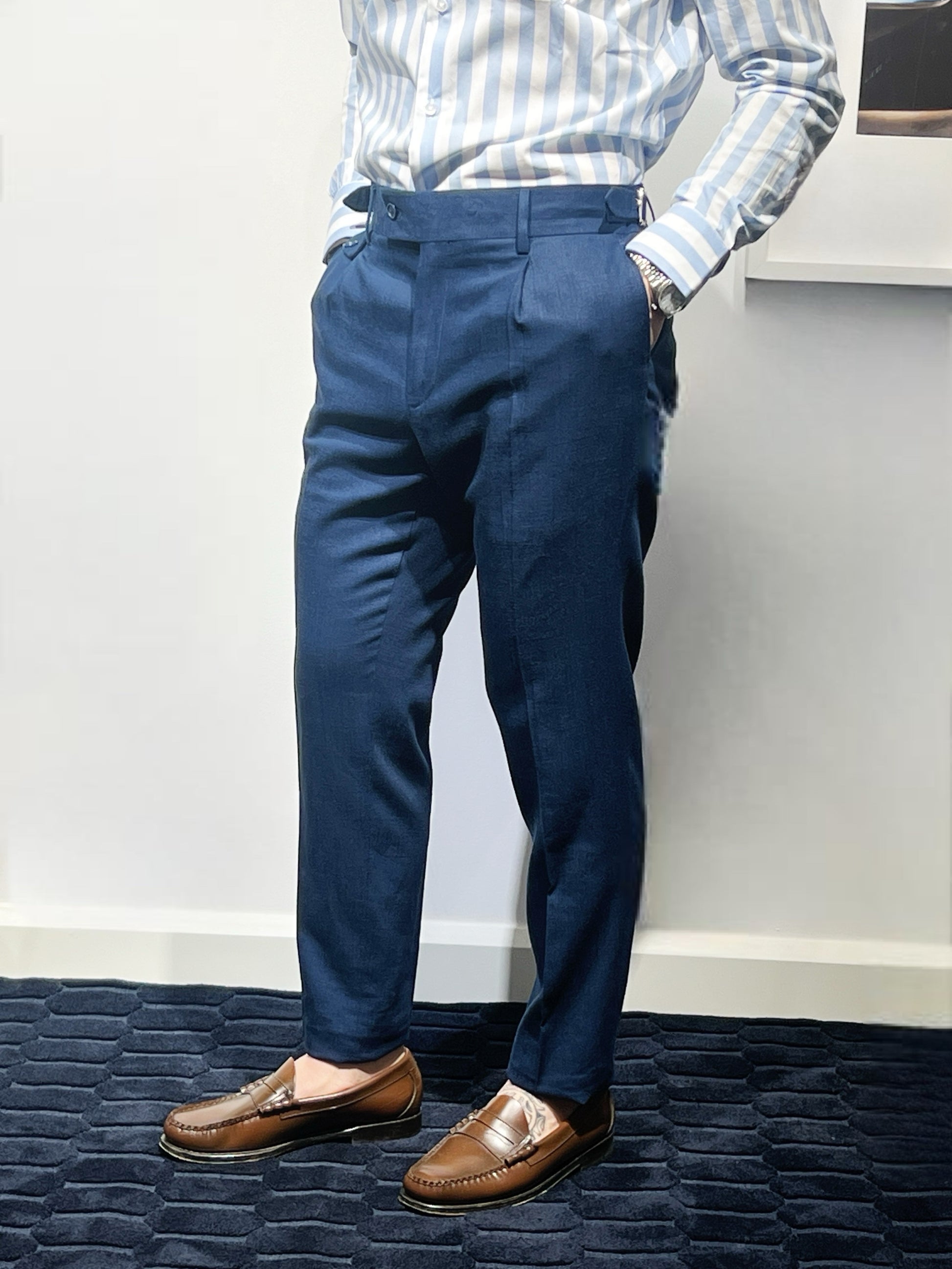 HERRISON LINEN TROUSERS