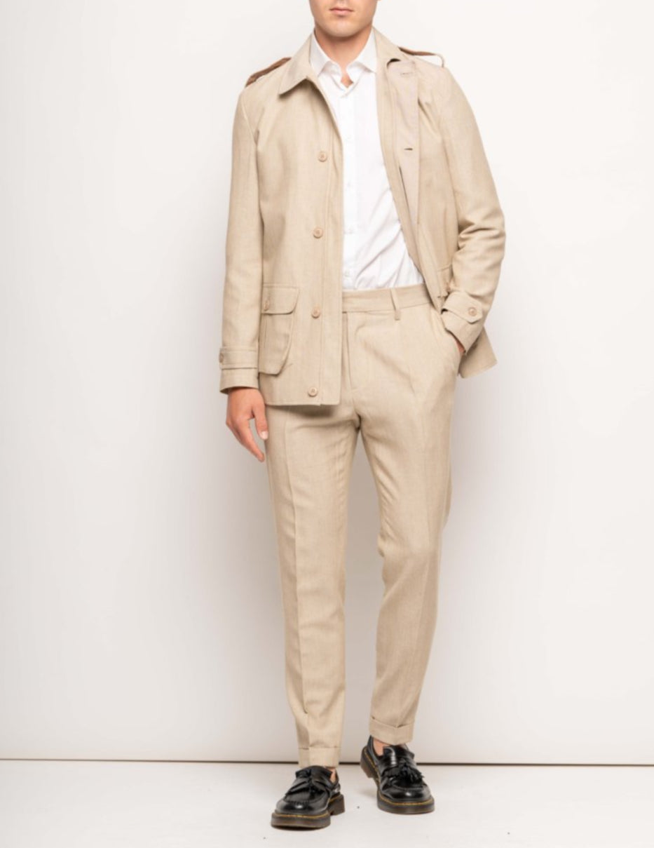 PANTALONE IN LINO JACOB