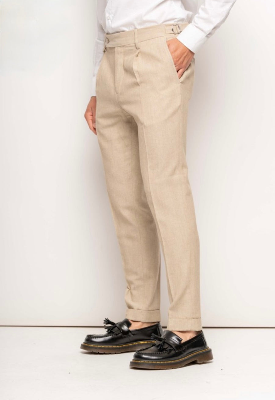 PANTALONE IN LINO JACOB
