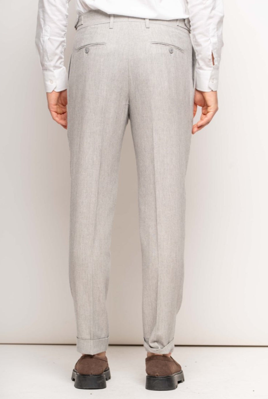 PANTALONE IN LINO JACOB