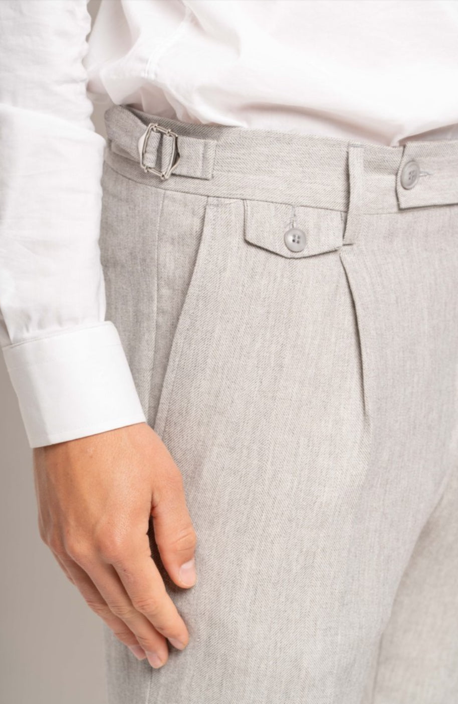 PANTALONE IN LINO JACOB