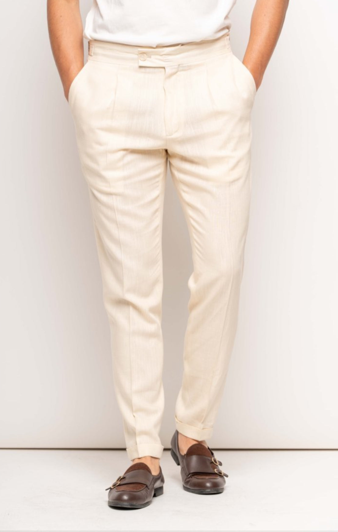 PANTALONE IN LINO MARCELLO