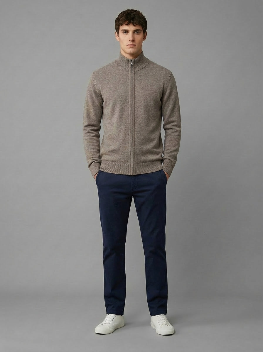 Maglione Con Zip James