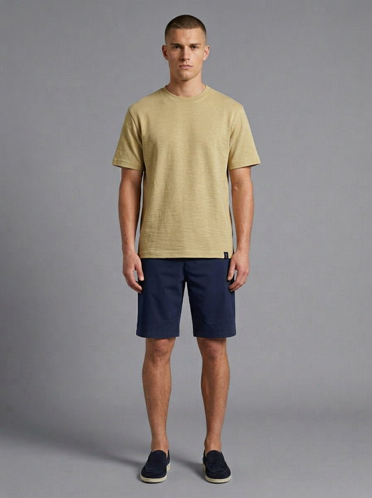 T-Shirt Garzata In Cotone