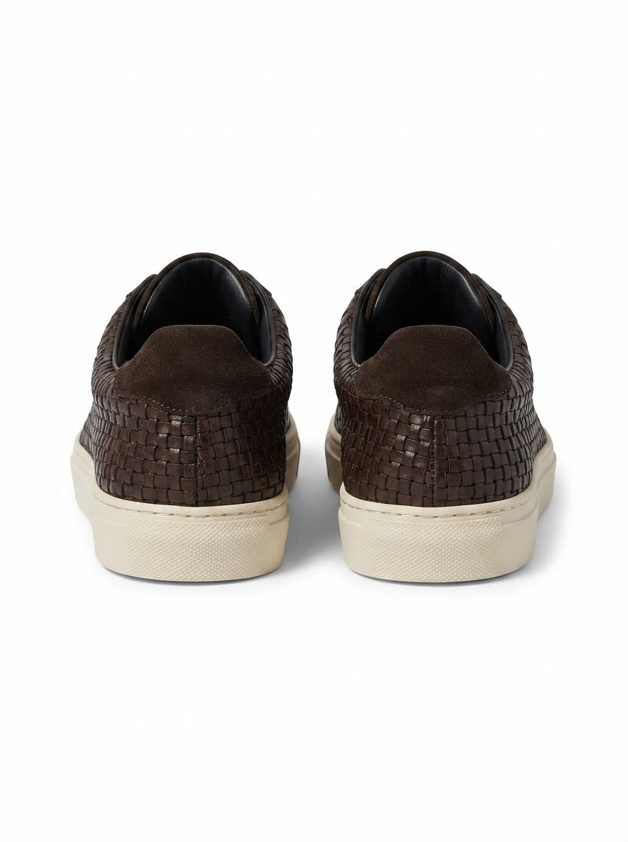 Sneakers In Pelle Intrecciata Sète