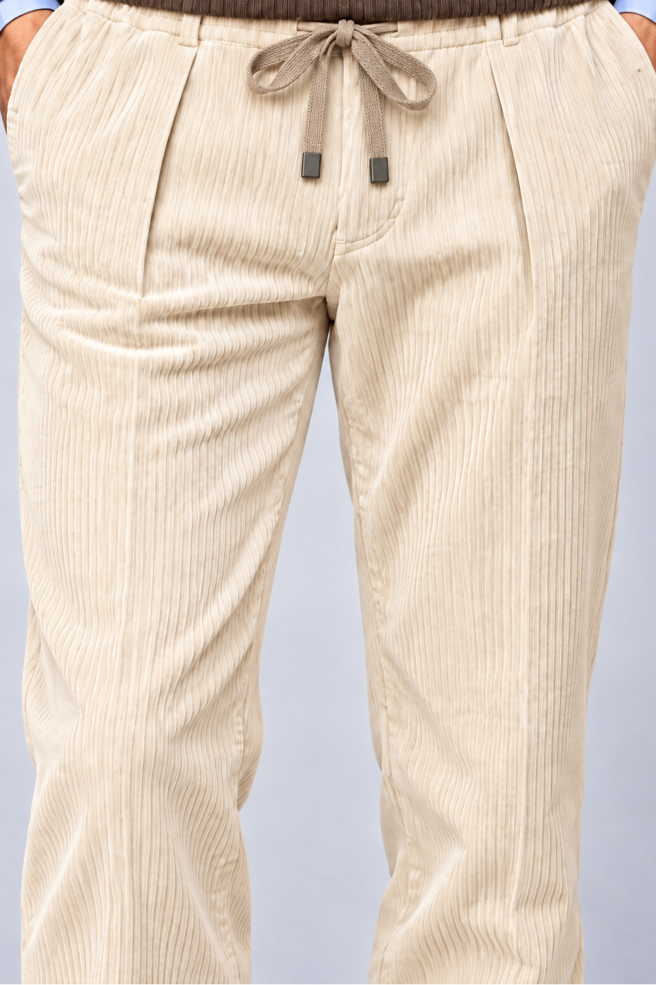 Pantalone In Velluto Rocciatore Con Elastico