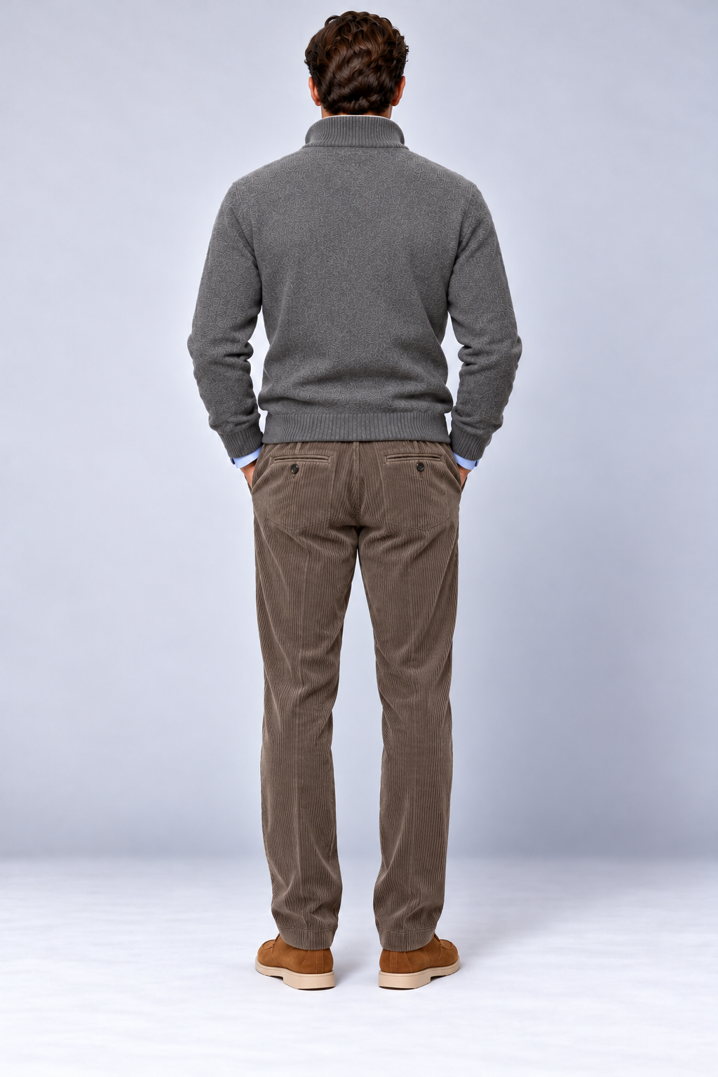 Pantalone In Velluto Rocciatore Con Elastico