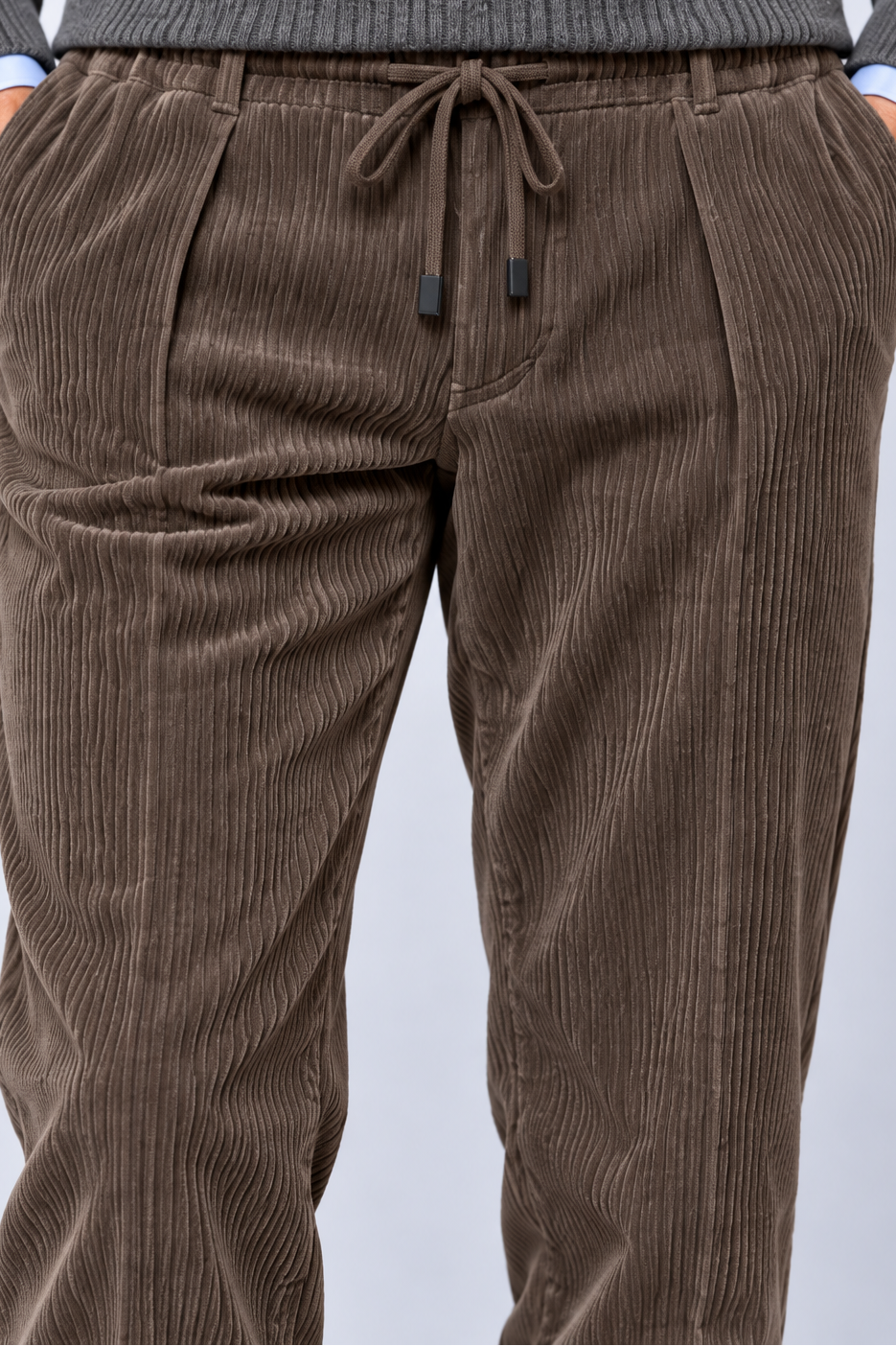 Pantalone In Velluto Rocciatore Con Elastico