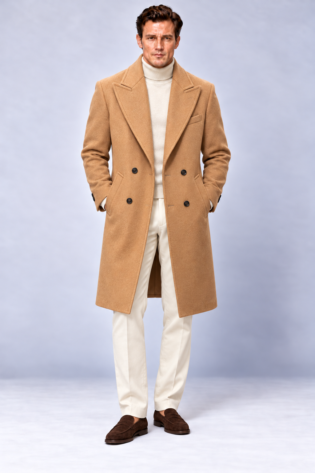 Cappotto Doppiopetto In Lana