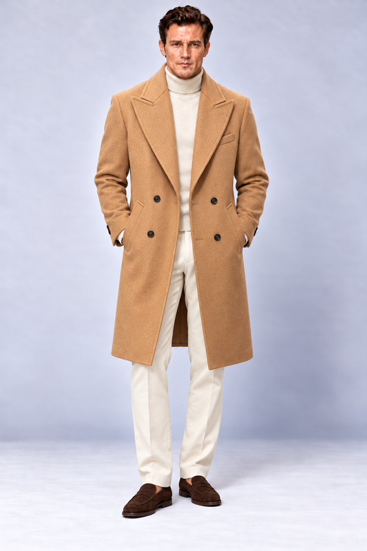 Cappotto Doppiopetto In Lana