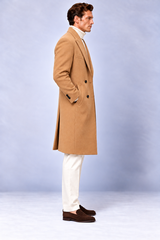 Cappotto Doppiopetto In Lana