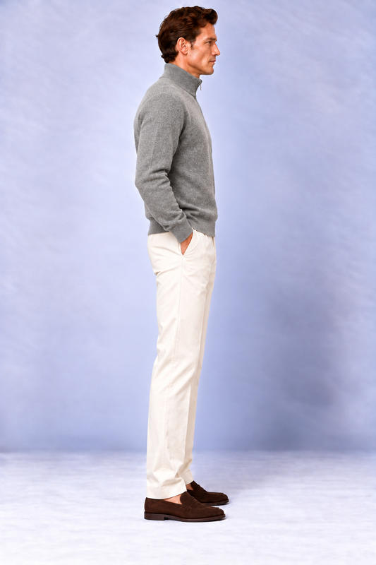 Maglione Mezza Zip - Lana & Cashmere