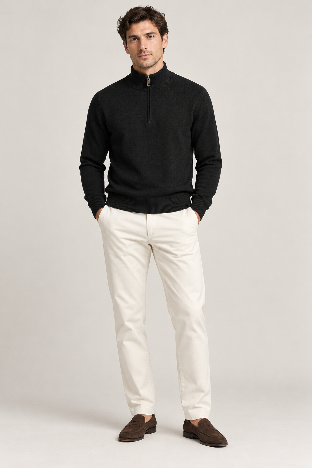 Maglione Mezza Zip - Lana & Cashmere