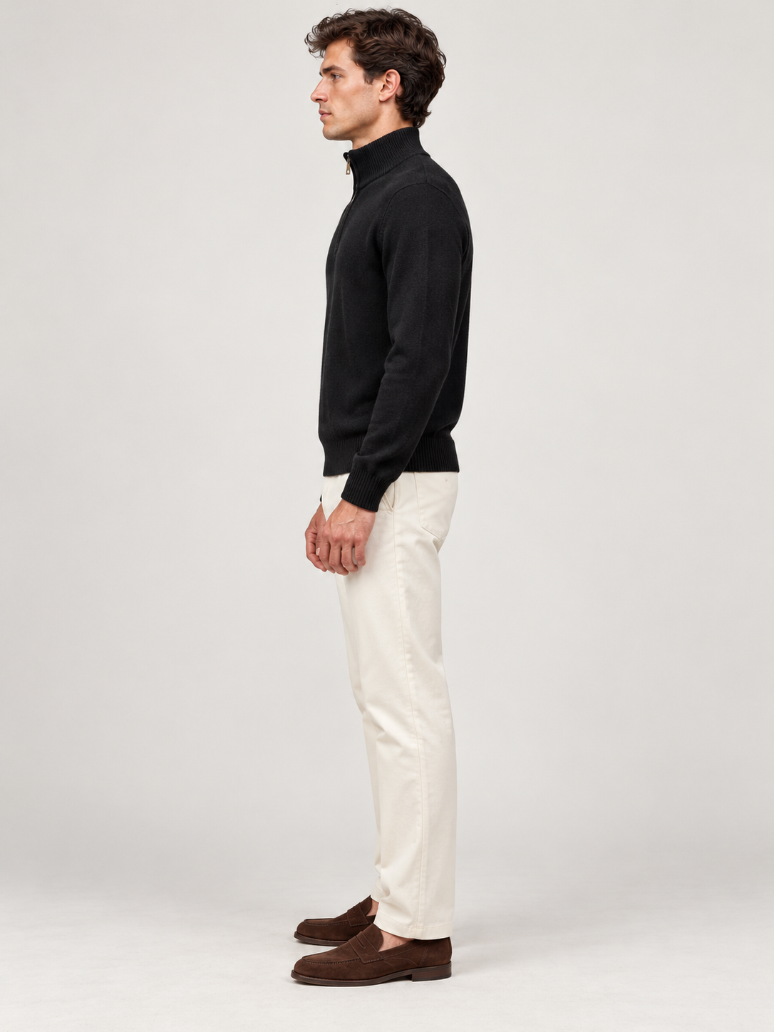Maglione Mezza Zip - Lana & Cashmere