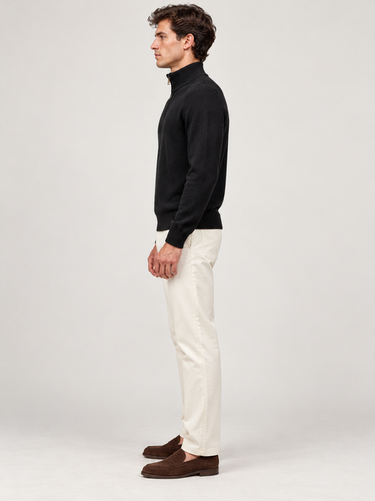 Maglione Mezza Zip - Lana & Cashmere
