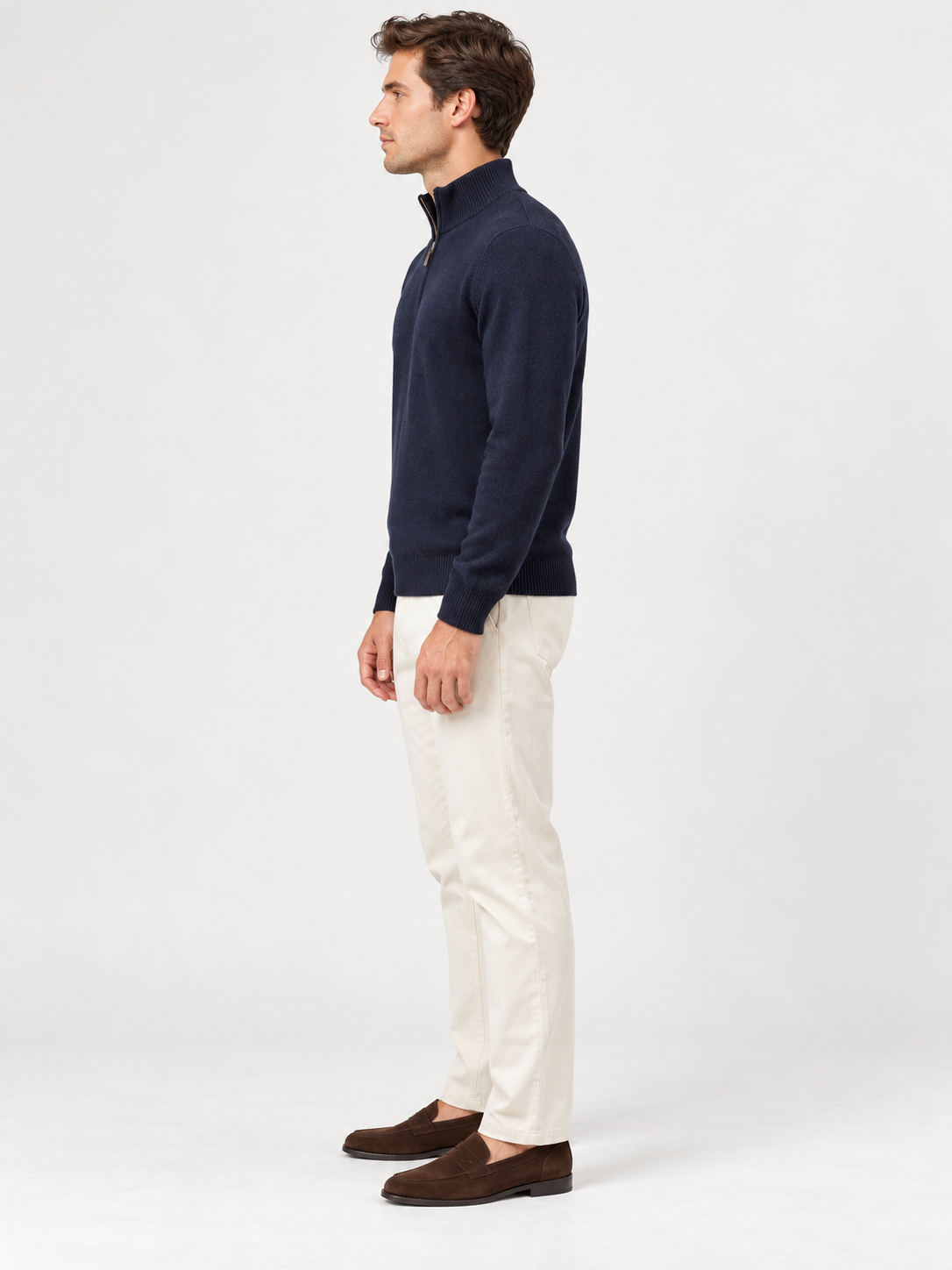 Maglione Mezza Zip - Lana & Cashmere