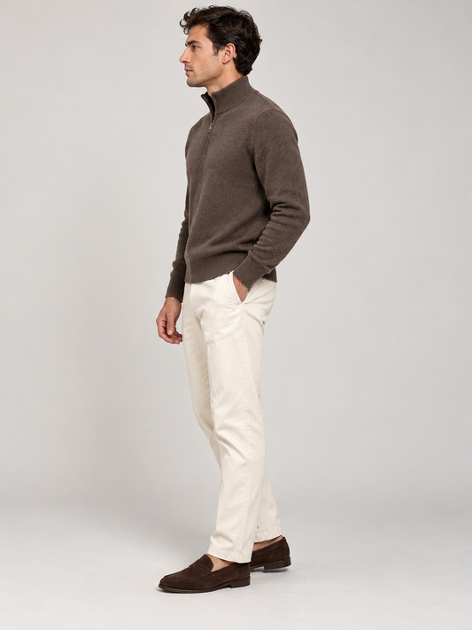 Maglione Mezza Zip - Lana & Cashmere