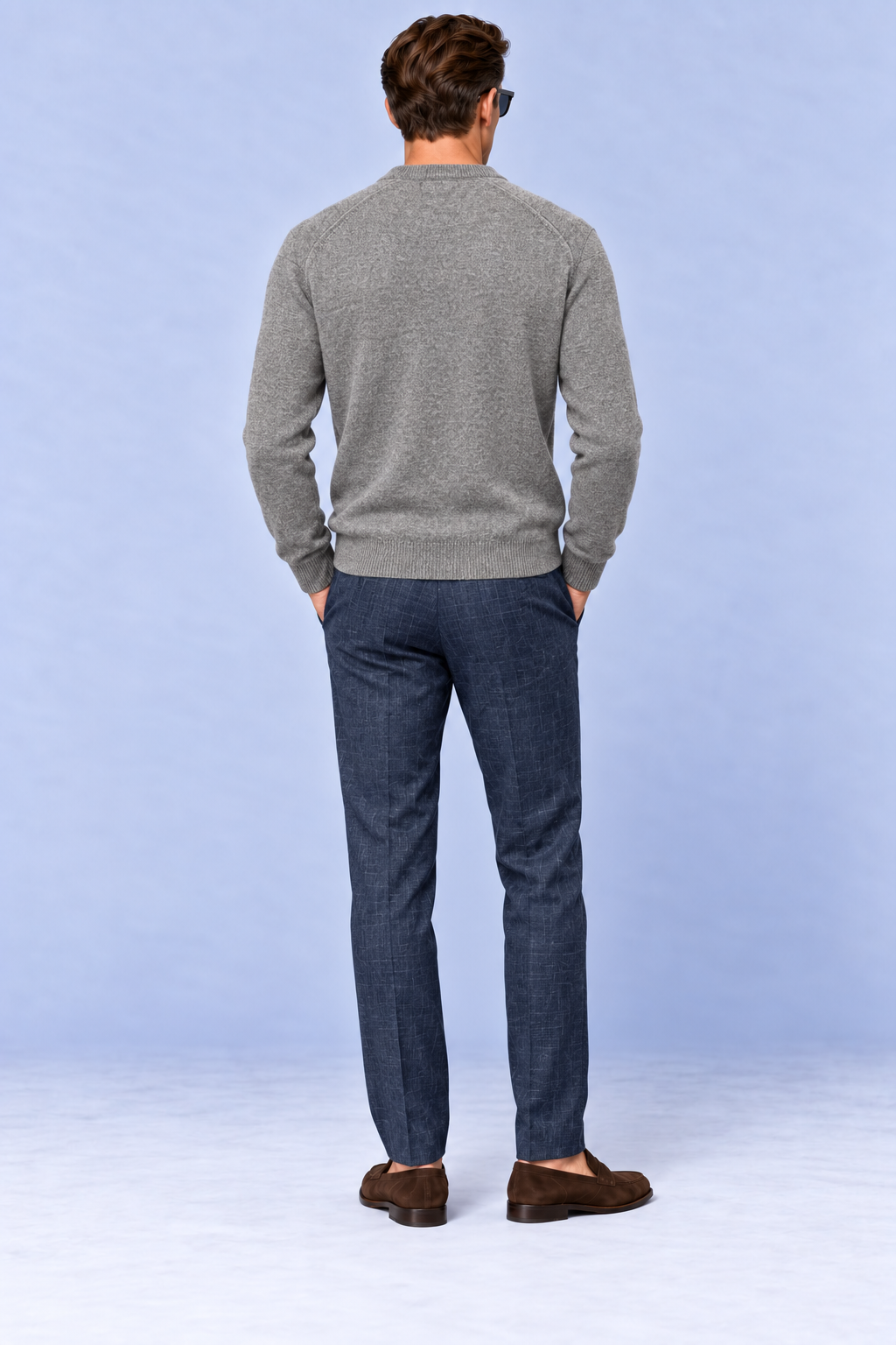 Maglione Scollo a V In Lana & Cashmere