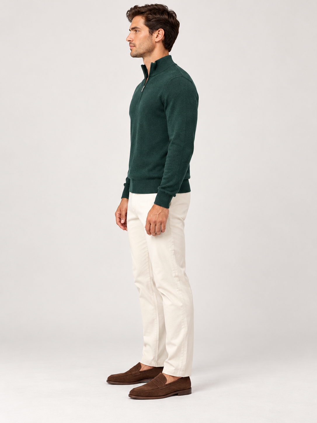 Maglione Mezza Zip - Lana & Cashmere