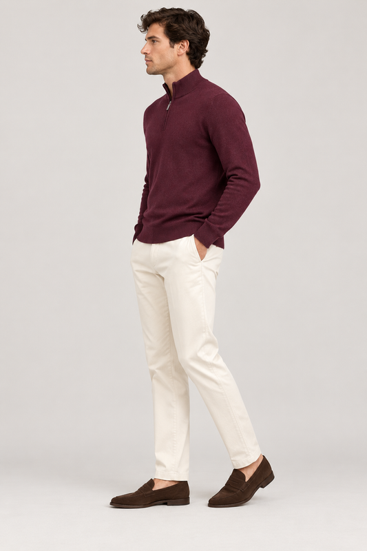 Maglione Mezza Zip - Lana & Cashmere